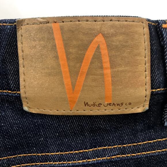 Nudie Jeans Co. Men's Lean Dean Dry 16 Dips Jeans 31x32 Tapered Stretch Denim - Picture 5 of 10